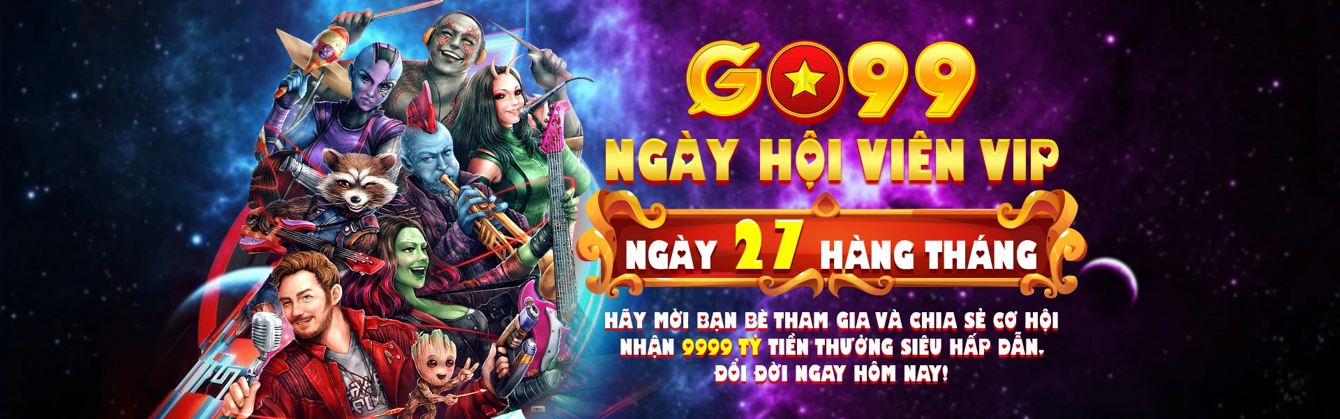 Banner GO99 giới thiệu trải nghiệm di động